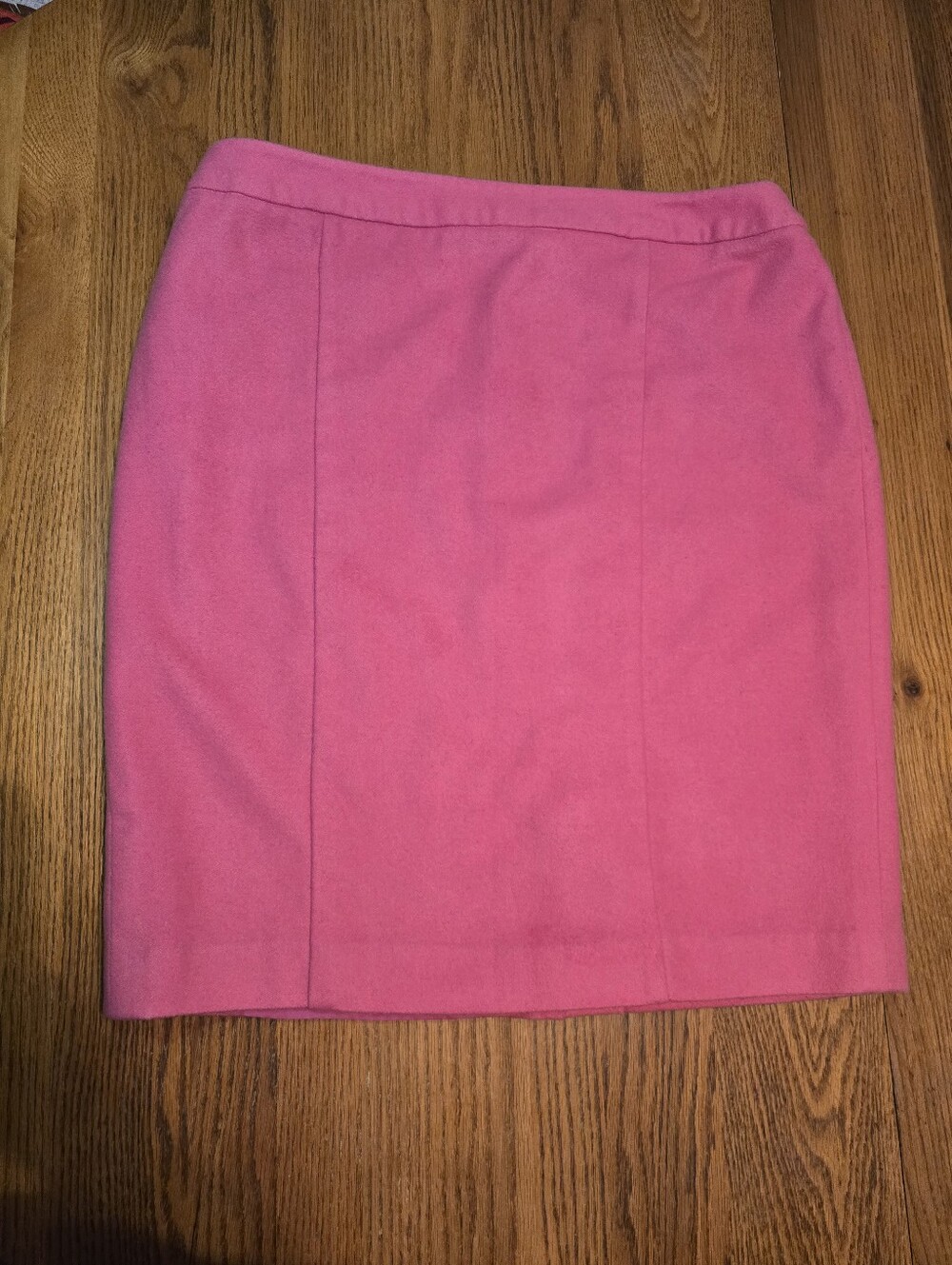 DonCaster Virgin Wool Cashmere Pencil Skirt Size 16 Pink